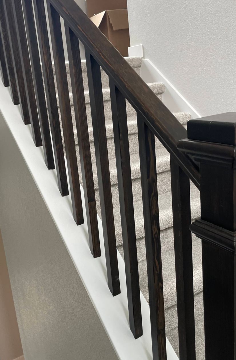 Interior under construction with plastic sheeting